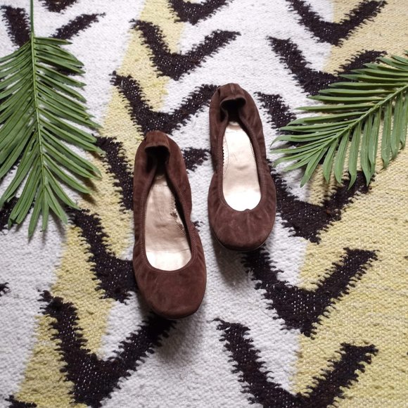 J. Crew Shoes - J. Crew Suede Made In Italy Flats Size 81/2